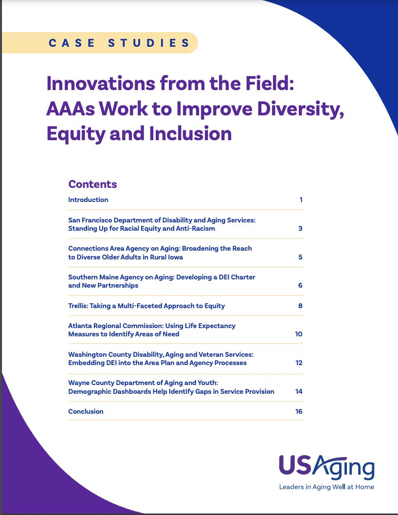 Innovations From The Field: AAAs Work To Improve Diversity, Equity And ...