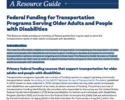nadtc-Federal Funding for Transportation Programs Serving Older Adults and People with Disabilities